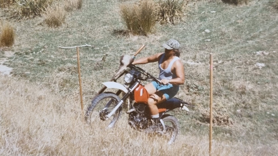 Phil on the motorbike